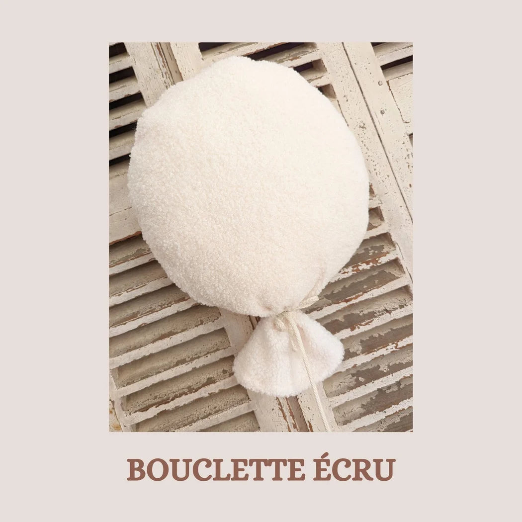Ballon bouclette - Ecru