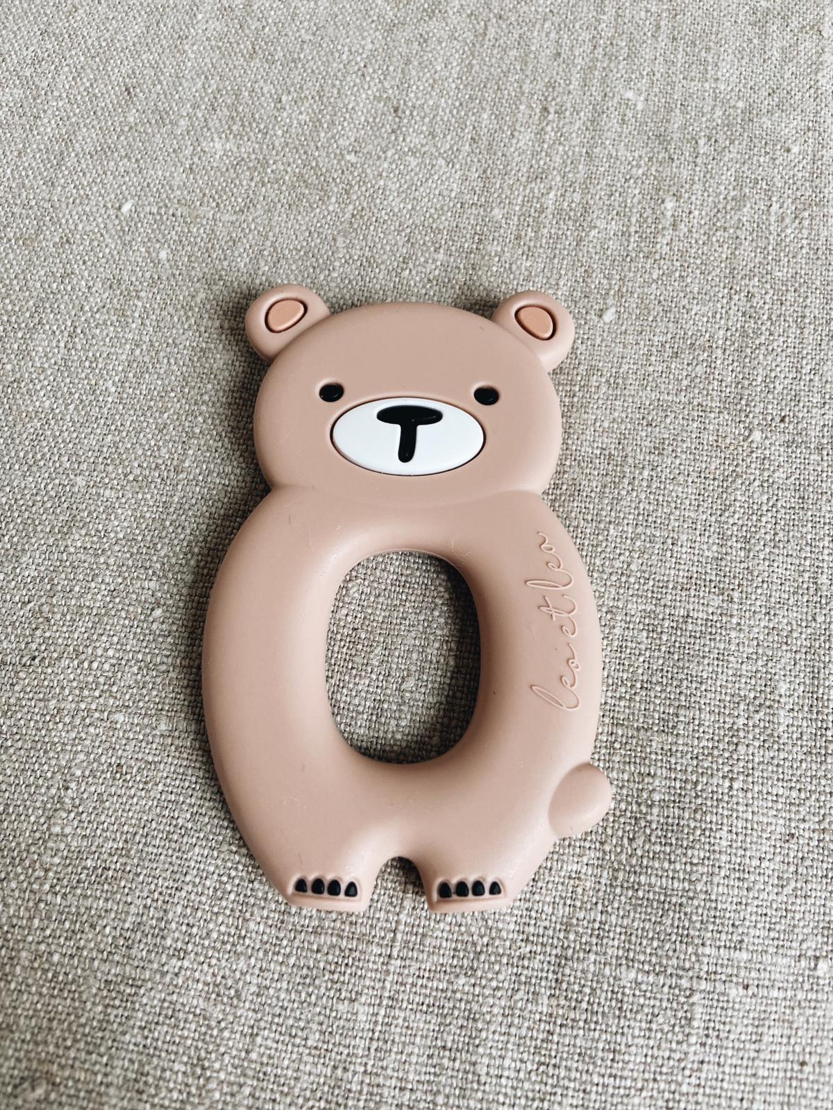 Jouet de dentition - Ours rose