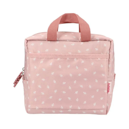Petit sac isotherme - Feuilles Rose
