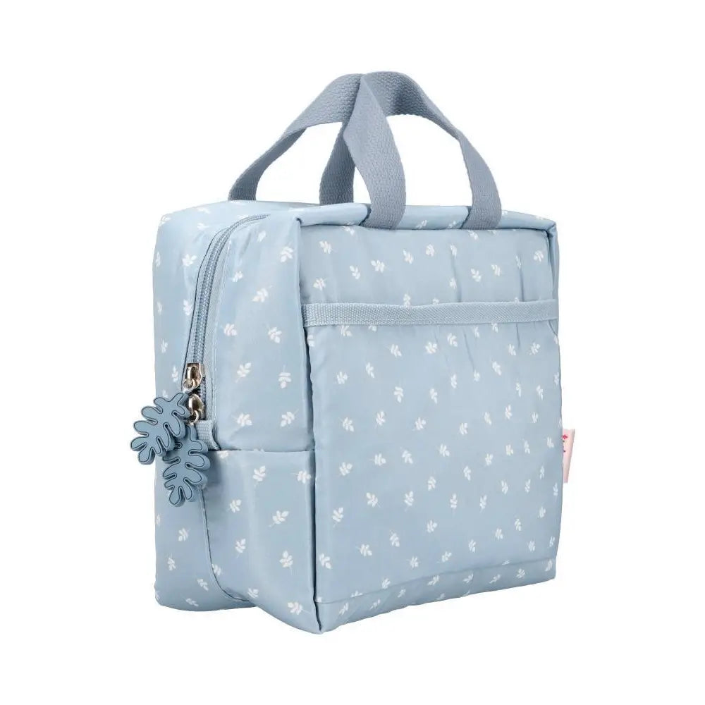 Petit sac isotherme - Feuilles Bleu