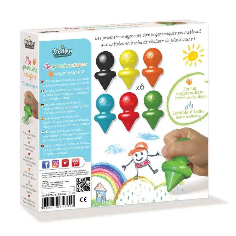 Mes six premiers crayons
