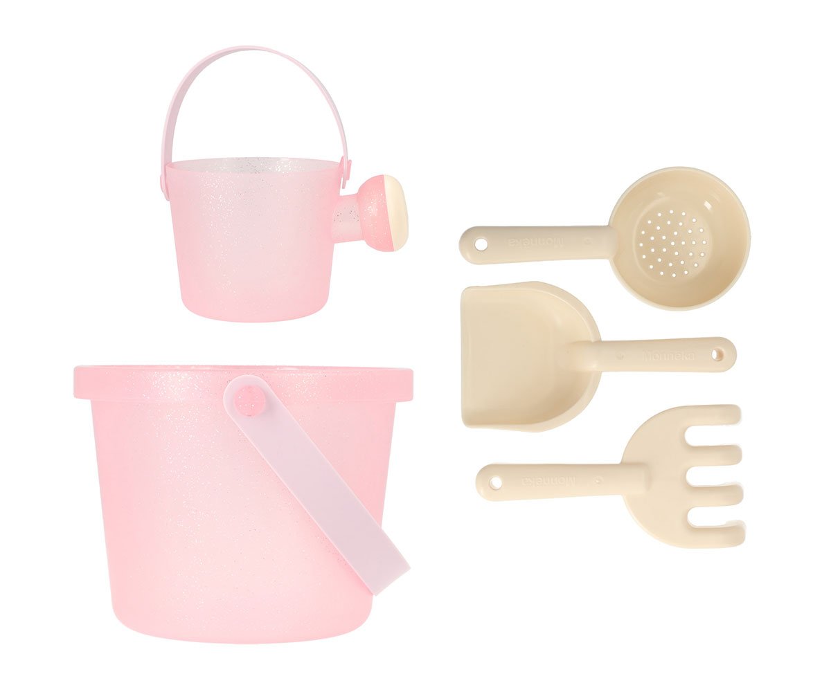 Ensemble de Jouets de Plage - Rose Paillette