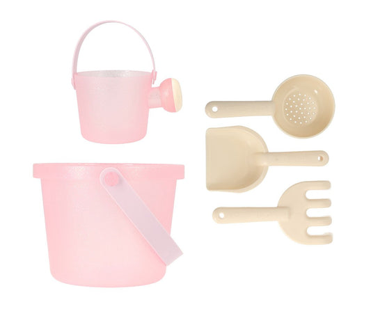 Ensemble de Jouets de Plage - Rose Paillette