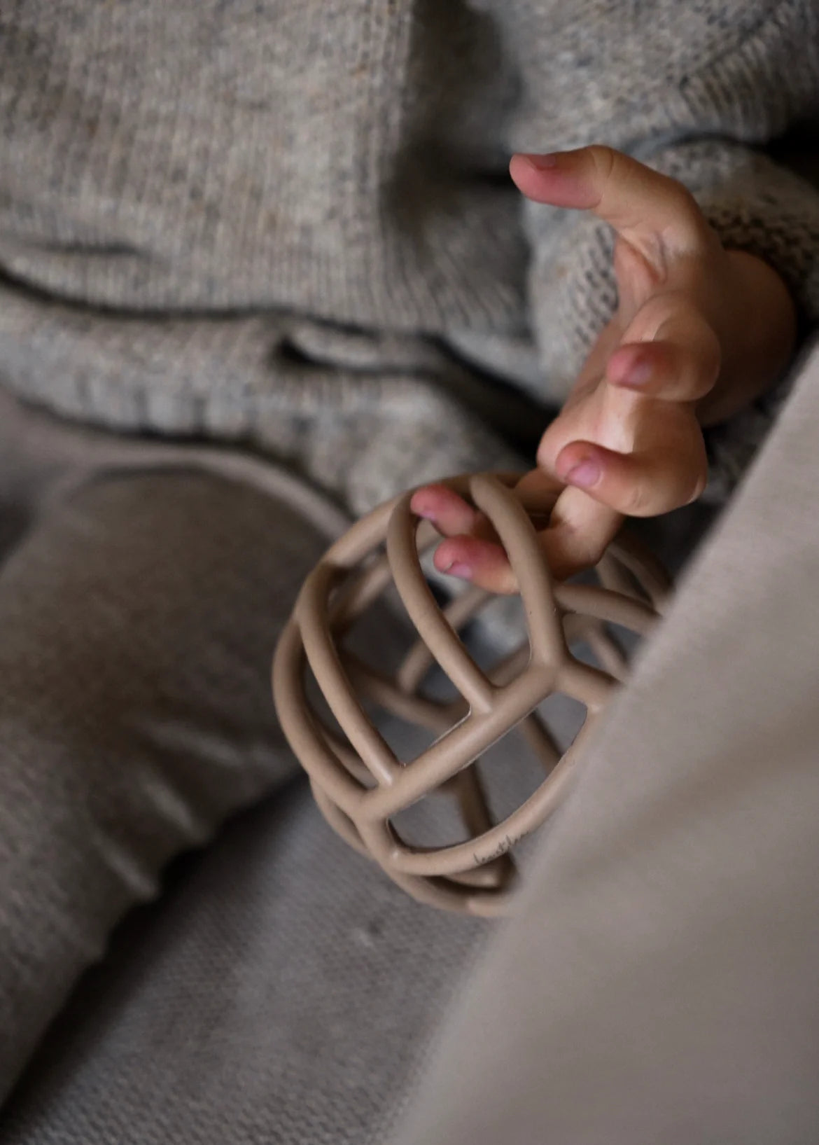 Balle en silicone - Taupe