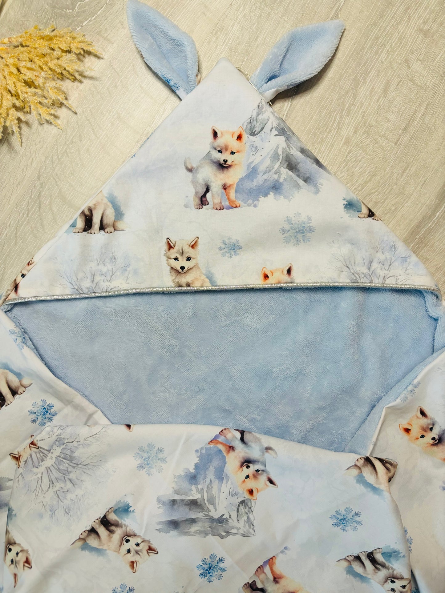 Cape de bain - Loups