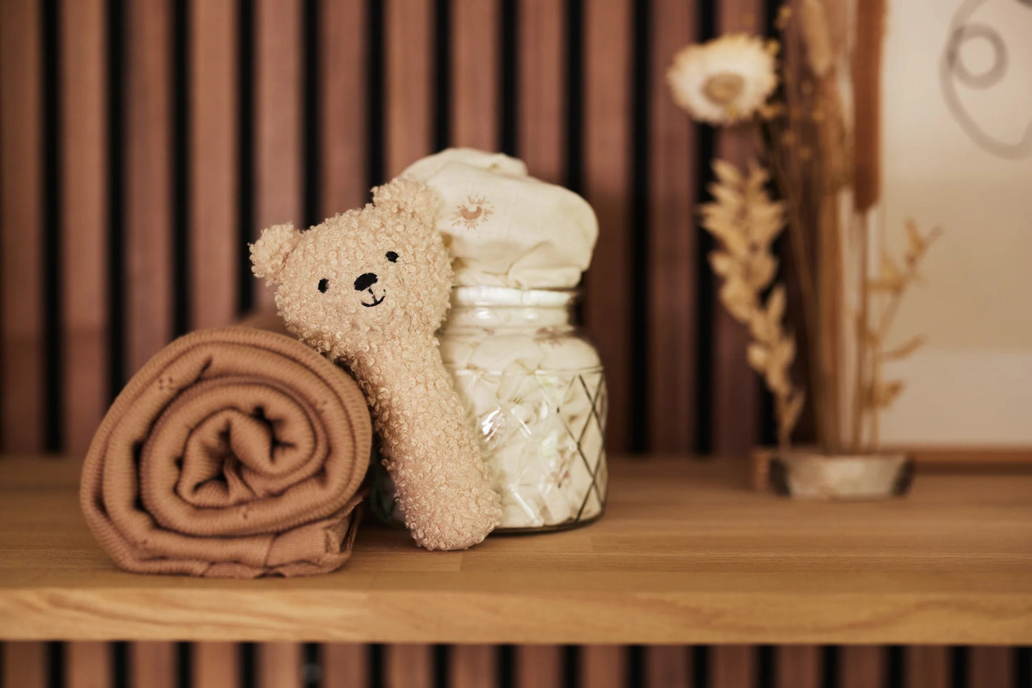 Hochet Teddy bear - Naturel