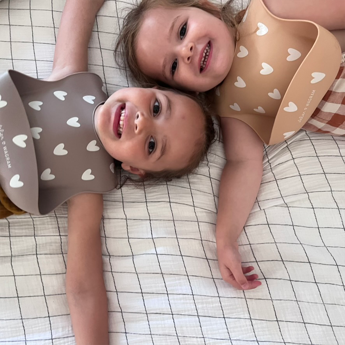 Bavoir en silicone - Mocha