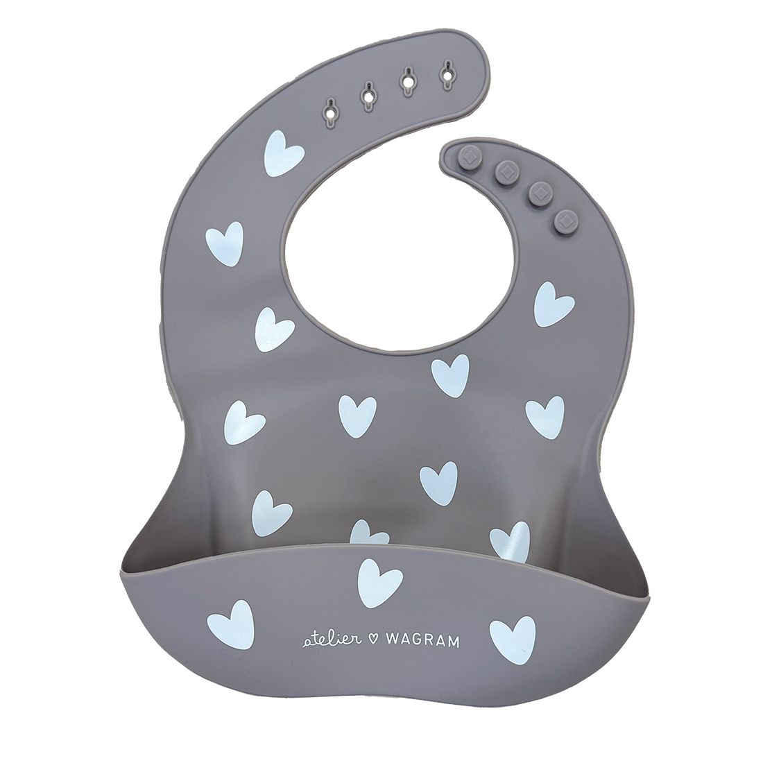 Bavoir en silicone - Mocha