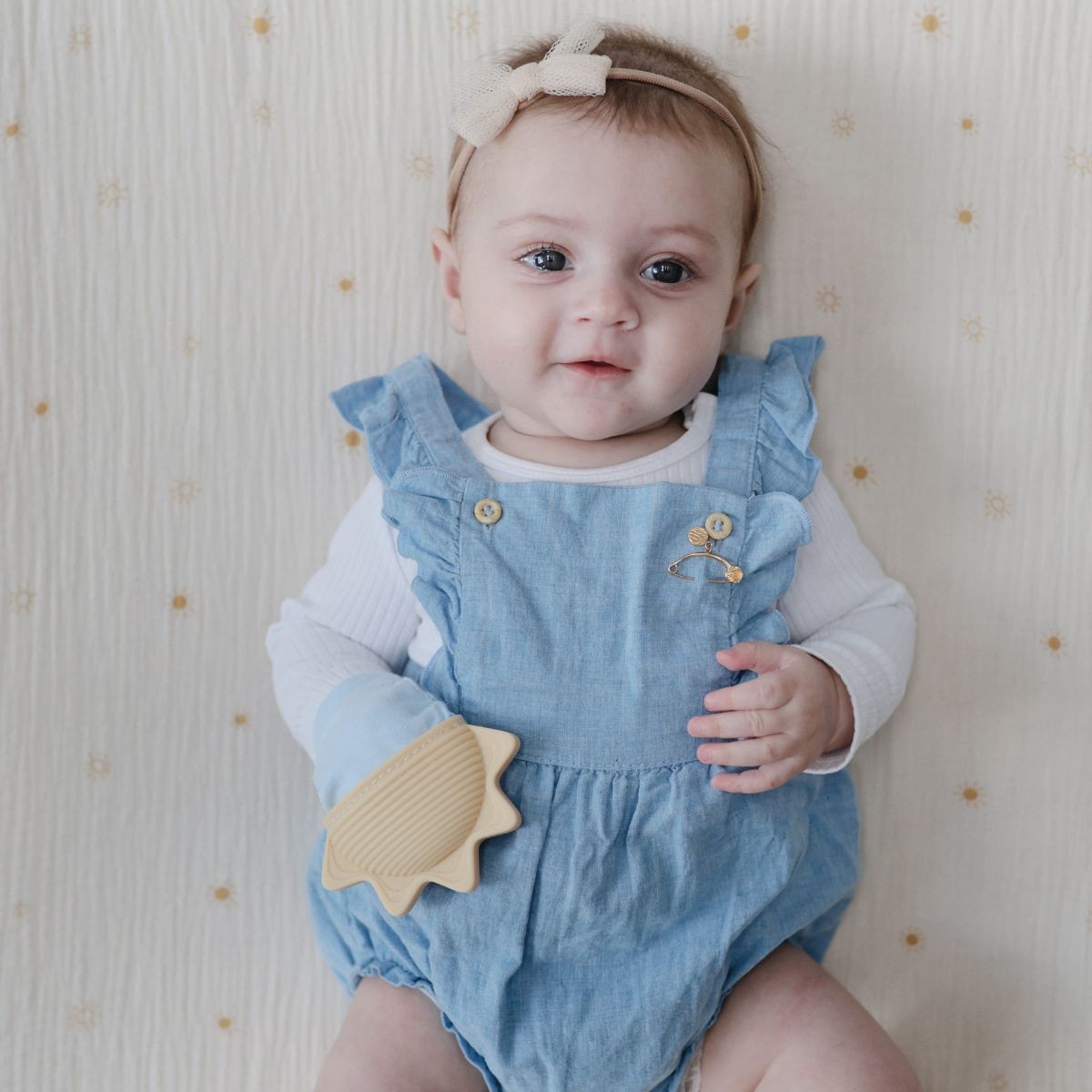 Mitaine de dentition - Soleil