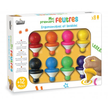 Mes Premiers Feutres x8 – Ergonomiques