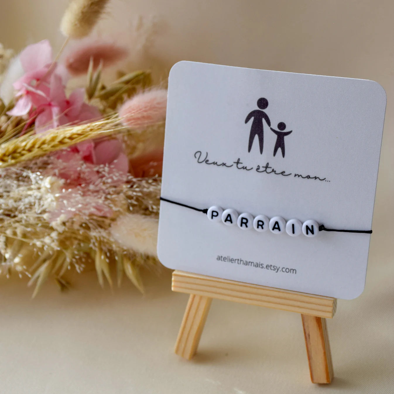 Bracelet annonce - Parrain