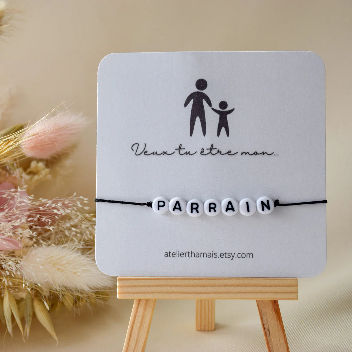 Bracelet annonce - Parrain