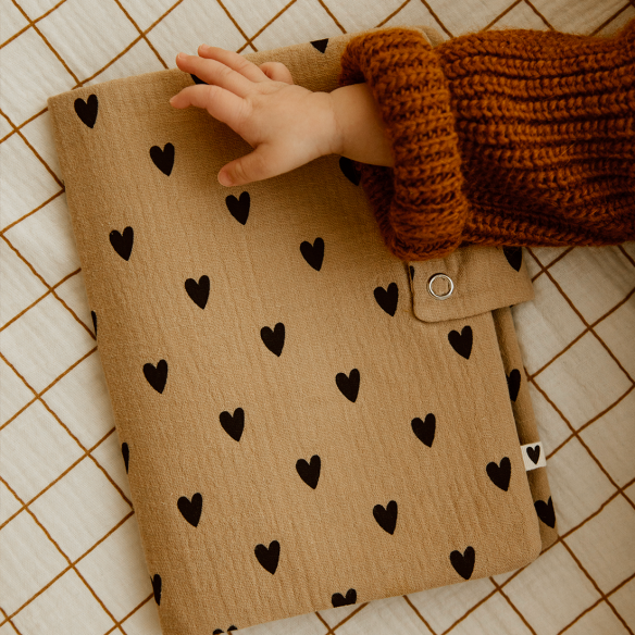 Portège carnet de santé - Coeurs