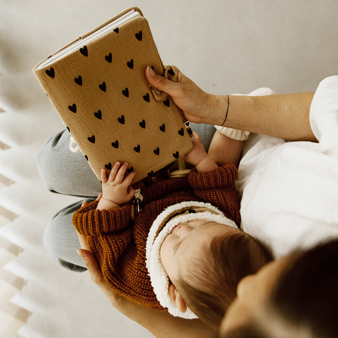 Portège carnet de santé - Coeurs